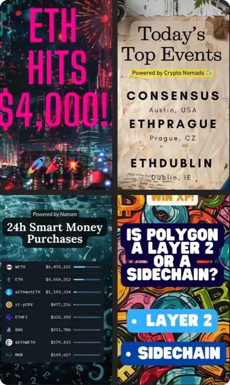 Pulse mobile app feed cards